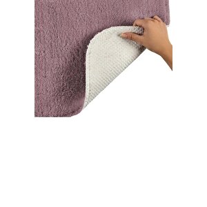 Elart Banyo Paspas Takımı 2li Kaydırmaz Tabanlı Peluş Doly Gülkurusu