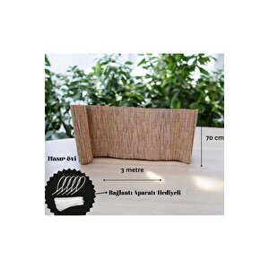 70 Cm X 3 Metre Kamış Hasır Balkon Çiti