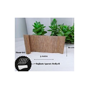 80 Cm X 5 Metre Kamış Hasır Balkon Çiti