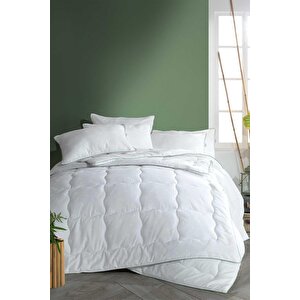 Elart %100 Doğal Bambu Tek Kişilik Yorgan 62 Tel Saten Biyeli 155x215cm