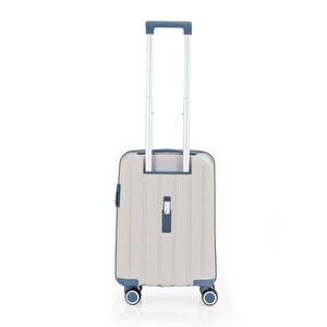 Mçs 3lü Set Kırılmaz Silikon Seyahat Valizi Bavulu V305 Kemik Sky Blue
