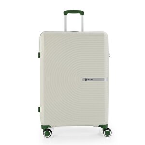 3lü Set Kırılmaz Silikon Seyahat Valizi Bavulu V374 Kemik/haki