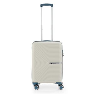 Mçs 3lü Set Kırılmaz Silikon Seyahat Valizi Bavulu V374 Kemik/sky Blue