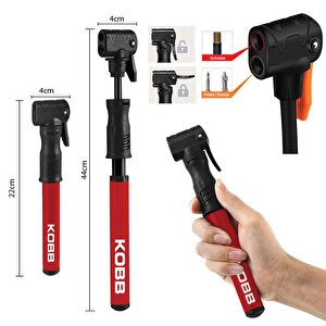Kb2203 87 Psi Bisiklet Lastik Şişirme Taşınabilir Mini El Pompası + Bisiklet Montaj Aparatı