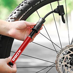 Kobb Kb2203 87 Psi Bisiklet Lastik Şişirme Taşınabilir Mini El Pompası + Bisiklet Montaj Aparatı