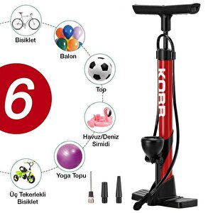 Kb3848 87 Psi Analog Basınç Göstergeli Taşınabilir El Pompası