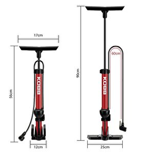 Kobb Kb3848 87 Psi Analog Basınç Göstergeli Taşınabilir El Pompası