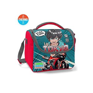Thermo Beslenme Çantası Anime Motorsiklet Desen 11764