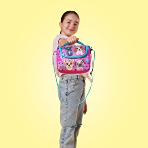 Coral High Thermo Beslenme Çantası Pembe Köpek Desenli 11750