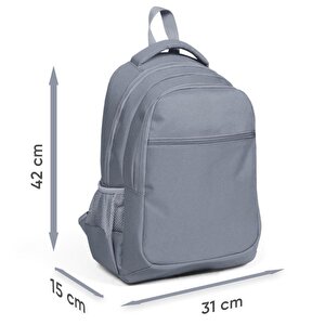 Coral High Tavuskuşu Desenli Büyük Boy Okul Sırt Çantası 23488