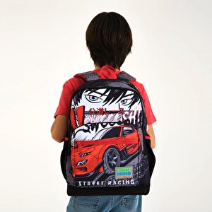 2li Set Araba Desenli Okul Çantası Beslenme 23747