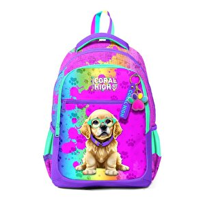 2li Set Köpek Desenli Okul Çantası Beslenme 23649