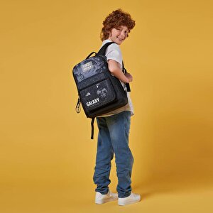 Coral High Galaxy Desenli Büyük Boy Okul Sırt Çantası 23644