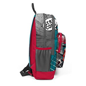 Coral High Motorsiklet Desenli Büyük Boy Okul Sırt Çantası 23764