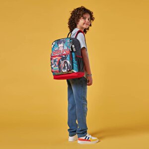 Coral High Motorsiklet Desenli Büyük Boy Okul Sırt Çantası 23764