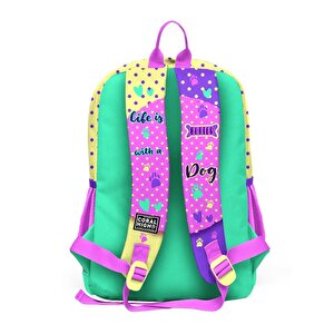 Coral High 2li Set Köpek Desenli Okul Çantası Beslenme 23752