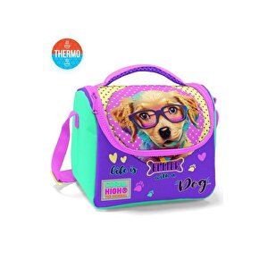 Coral High 2li Set Köpek Desenli Okul Çantası Beslenme 23752