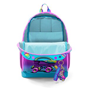 Coral High 2li Set Kulaklık Desenli Okul Çantası Beslenme 23754