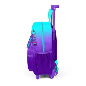 Coral High Anaokulu Çekçekli Sırt Çantası Turkuaz Mor 24063