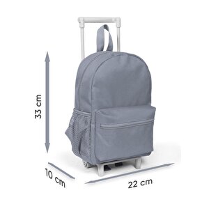 Coral High Anaokulu Çekçekli Sırt Çantası Turkuaz Mor 24063