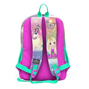 Coral High Unicorn Desen Büyük Boy Okul Sırt Çantası 23733