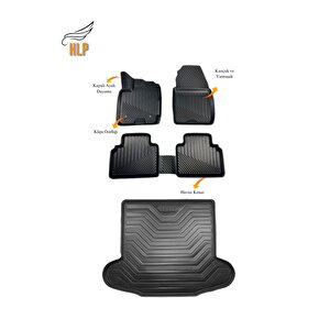 Toyota Corolla Sedan 2013-2018 3d Birebir Uyumlu Also Paspas Ve Bagaj Havuzu Seti