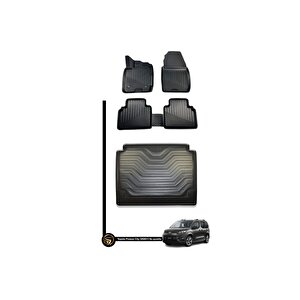 Toyota Proace City 3d Kauçuk Paspas + Bagaj Havuzu Set Dea