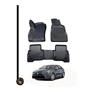Toyota Corolla 2019-2024 Sedan 3d Havuzlu Paspas Kauçuk Rjn