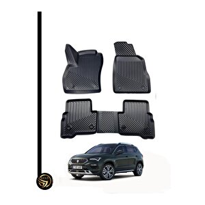 Seat Ateca 2017+ 3d Havuzlu Paspas Kauçuk Rjn