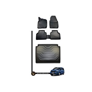 Opel Combo E 2019-2024 3d Kauçuk Paspas + Bagaj Havuzu Set Dea