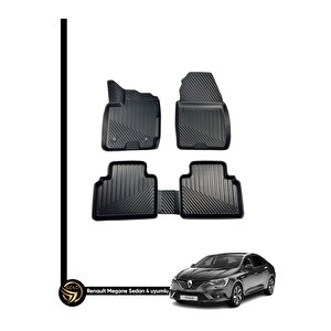 Renault Megane 4 3d Havuzlu Paspas Sedan Kauçuk Rjn