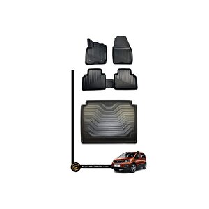 Peugeot Rifter 2019-2024 3d Kauçuk Paspas + Bagaj Havuzu Set Dea
