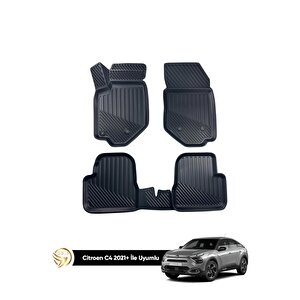 Citroen C4 3d Havuzlu Paspas 2021+ Kauçuk Rjn