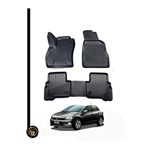 Volkswagen Polo 2018+ 3d Havuzlu Paspas Kauçuk Rjn