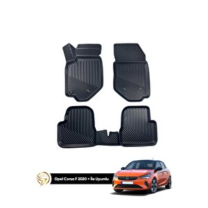 Opel Corsa F 3d Havuzlu Paspas Kauçuk Rjn