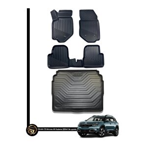 Citroen C5 Aircross 2016+ 3d Kauçuk Paspas + Bagaj Havuzu Set Dea
