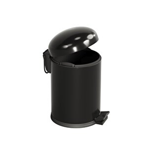 Smile  Çöp Kovası -pedallı 5 Lt. , Mat Siyah