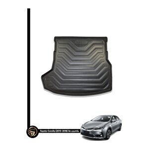 Toyota Corolla Sedan 2013-2018 Kauçuk Elron Araca Özel Bagaj Havuzu