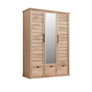 Polo Genç Odası - 3 Kapaklı Dolap, Karyola, komodin, Çalışma Masası
