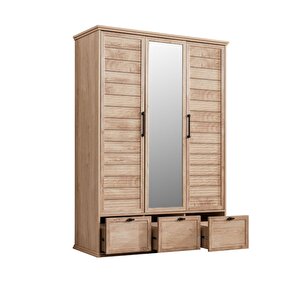 Polo Genç Odası - 3 Kapaklı Dolap, Karyola, komodin, Çalışma Masası