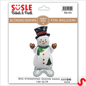 Kardan Adam Folyo Balon 120cm X 65cm