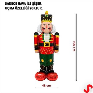 Kurşun Asker Folyo Balon 100cm X 48cm