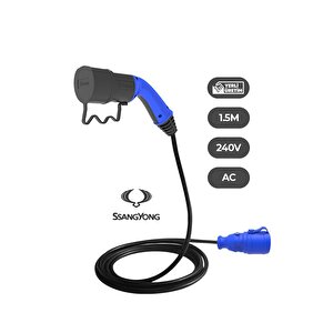 Sang Yong Elektrikli Araçlardan Güç Alın: V2l Tekli Uzatma Priz Adaptör