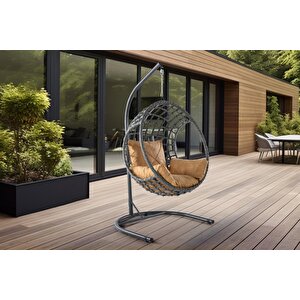 Galaxy Rattan Tekli̇ Salincak,antrasi̇t