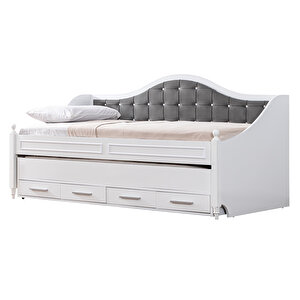 Eymen Yavrulu Karyola - Gri + 1 Adet Comfort Yatak