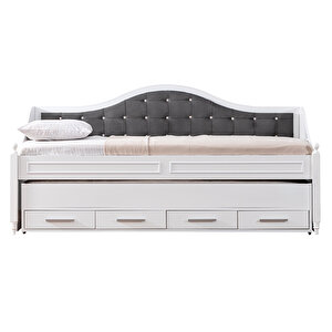 Eymen Yavrulu Karyola - Gri + 1 Adet Comfort Yatak