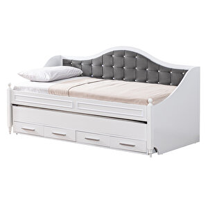 Eymen Yavrulu Karyola - Gri + 1 Adet Comfort Yatak