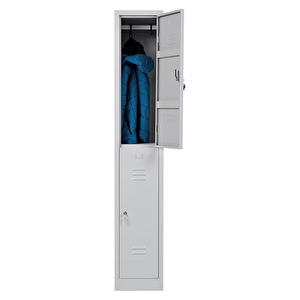 Metal Elbise Dolabı, Kilitlenebilir Dolap, Soyunma Dolabı, Elbise Dolabı, 2 Bölmeli Dolap