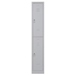 Metal Elbise Dolabı, Kilitlenebilir Dolap, Soyunma Dolabı, Elbise Dolabı, 2 Bölmeli Dolap