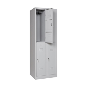Metal Elbise Dolabı, Kilitli Dolap, Soyunma Dolabı, Elbise Dolabı, 4 Kapılı